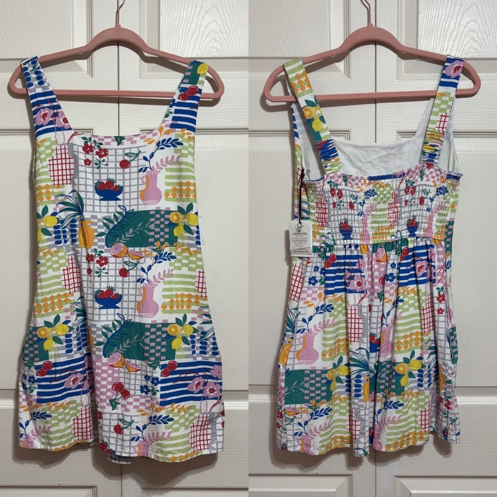 Japna Multicolor Floral Mini Dress